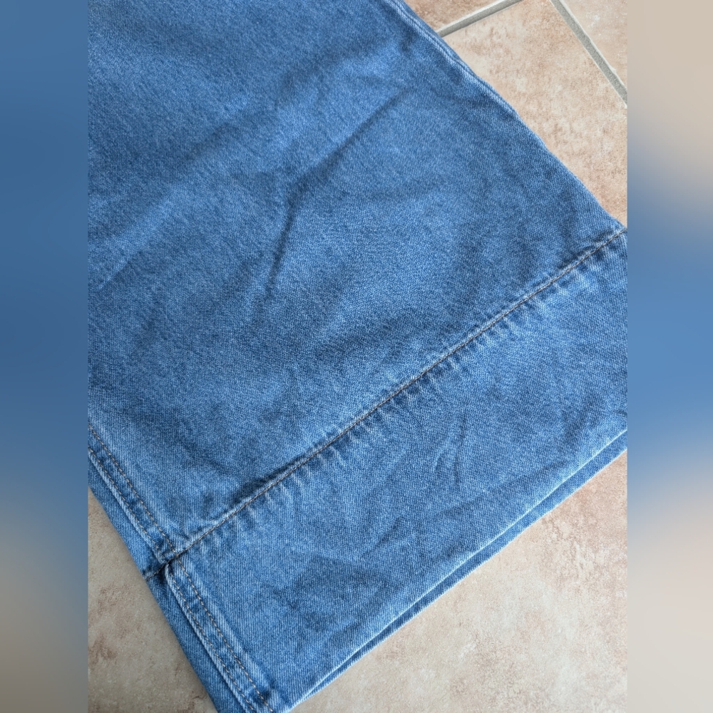H&M Wide Leg Blue Denim Jeans - Picture 8 of 10